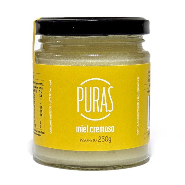 Producto - Miel cremosa flor amarilla 250gr.