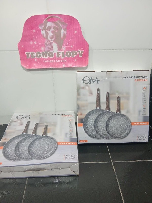 Producto - Set sartenes antiadherente OM 30134276