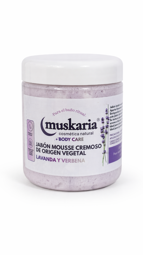 Producto - Mousse de Jabón Espumoso de Lavanda y Verbena 150 g