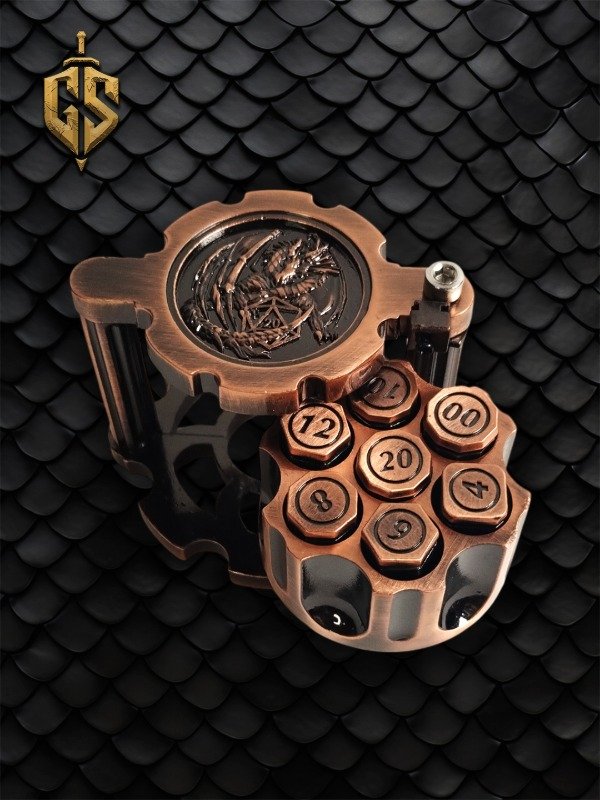 Producto - Set de Dados de Revolver Cobre