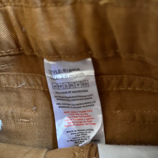 Producto - Pantalon Carters Camel 9M - 1