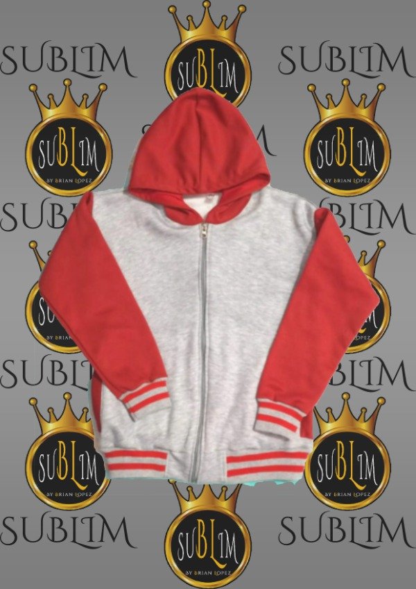 Producto - CAMPERA UNIVERSITARIA PARA SUBLIMAR DE ADULTOS