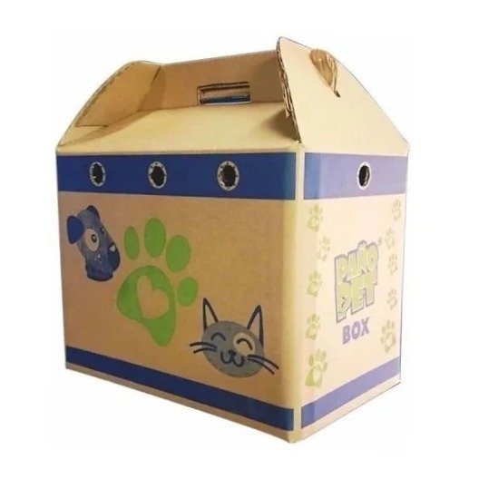 Producto - Caja Transportadora Carton Paño Pet