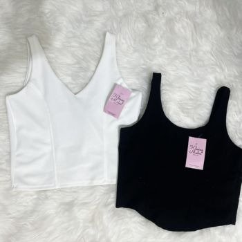 Producto - TOP CREP MUSCULOSA ATAR ATRÁS
