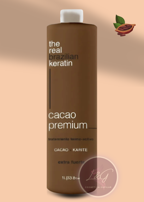 Producto - ALISADO CACAO PREMIUM EXTRA FUERTE - x1L - THE REAL BRAZILIAN