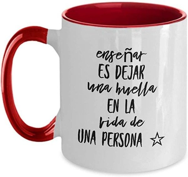 Producto - Tazas personalizadas blancas con manija de colores