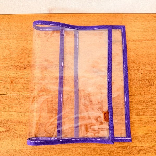 Producto - FUNDA para CUADERNO con tapa de 19,5cm x 24,5cm VIOLETA