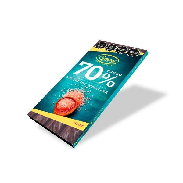 Producto - Barra de chocolate al 70 con sal del Himalaya