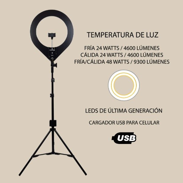 Producto - Gota Pro Black Edition Luz Fría/Cálida