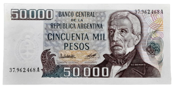 Producto - 50.000 Pesos Ley (Lopez - Diz) Bott.2497a -XF