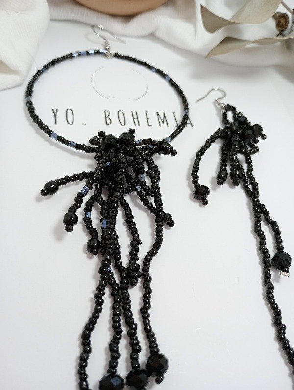 Producto - Aros LIA irregular black - 3
