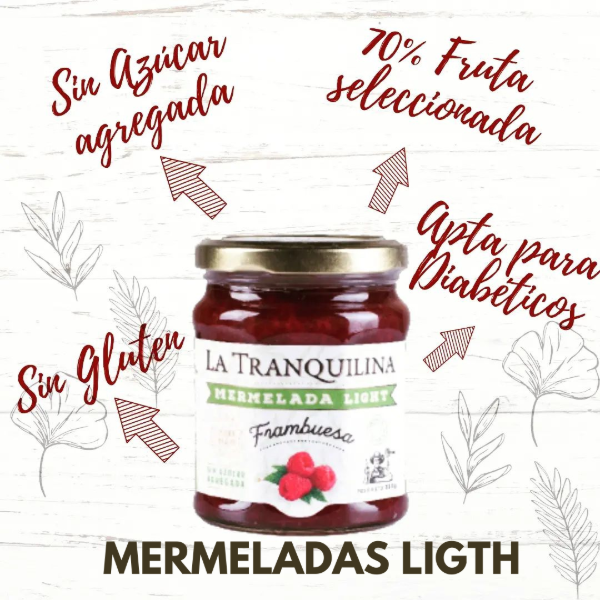 Producto - MERMELADA LA TRANQUILINA DE MEMBRILLO LIGTH ENDULZADA CON STEVIA