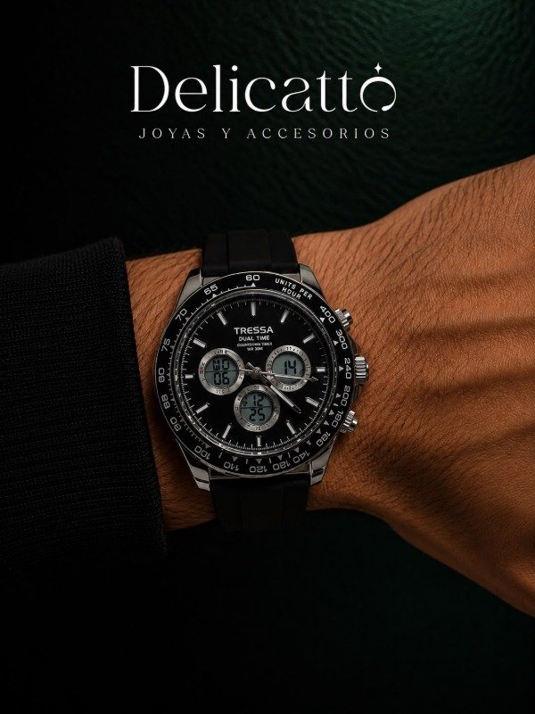 Producto - Reloj Hombre Tressa Dual Time