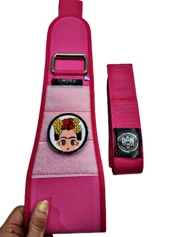Producto - Cinturon con parche mas straps Rosa