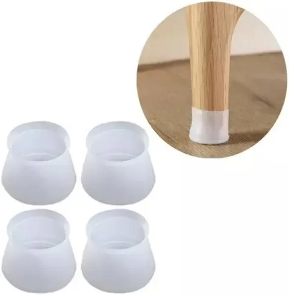 Producto - 4 protectores de silicona para pata de silla
