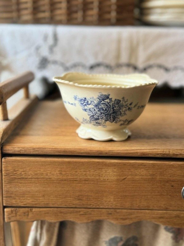 Producto - Azucarera de loza inglesa sin tapa Woode Anda Sons Graciela Outlet