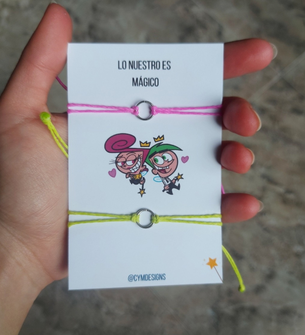 Producto - Pulseras para compartir los padrinos mágicos doble hilo 1