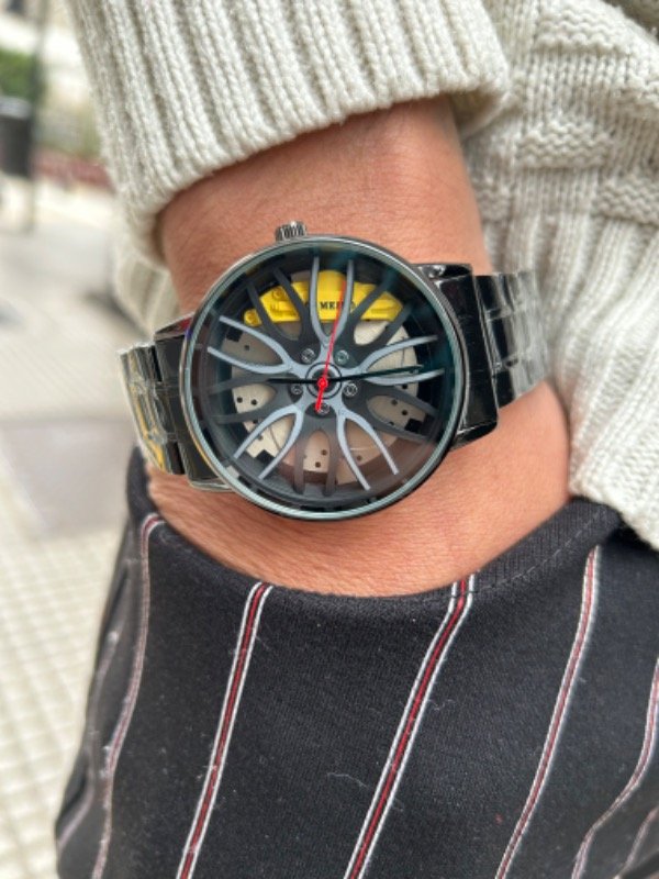 Producto - Reloj Llanta Race Yellow Gray