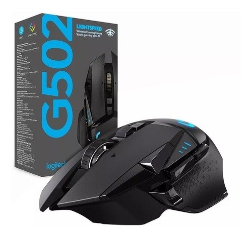 Producto - Mouse Gamer Inalámbrico Recargable Logitech G Series Lightspeed G502 Negro - 0