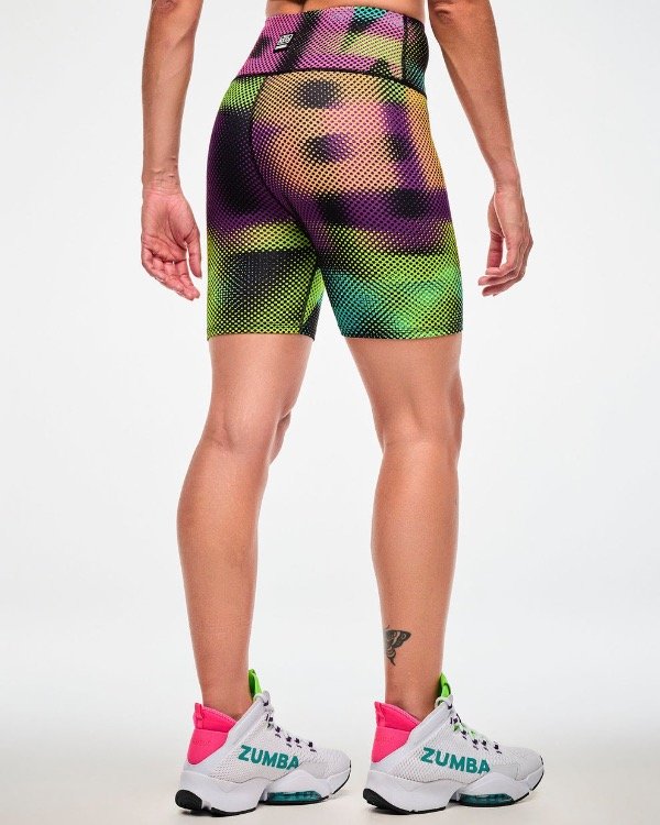 Producto - Electric Feel High Waisted Biker Shorts - 1