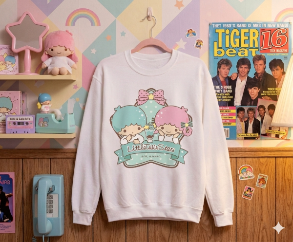 Producto - Buzo Frisa Little Twin Stars Kiki y Lala Blanco