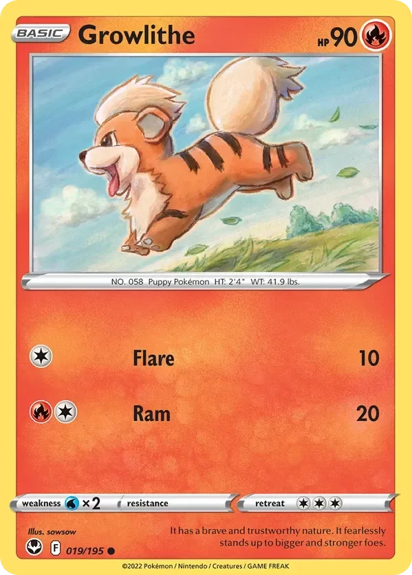 Producto - Growlithe - 019/195 - Silver Tempest