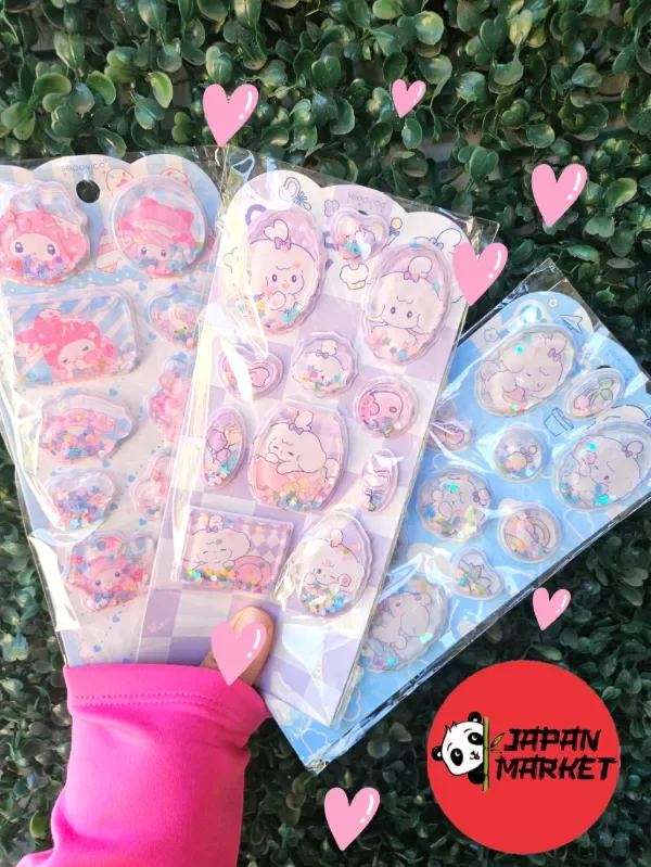 Producto - Plancha de stickers 3D con agua