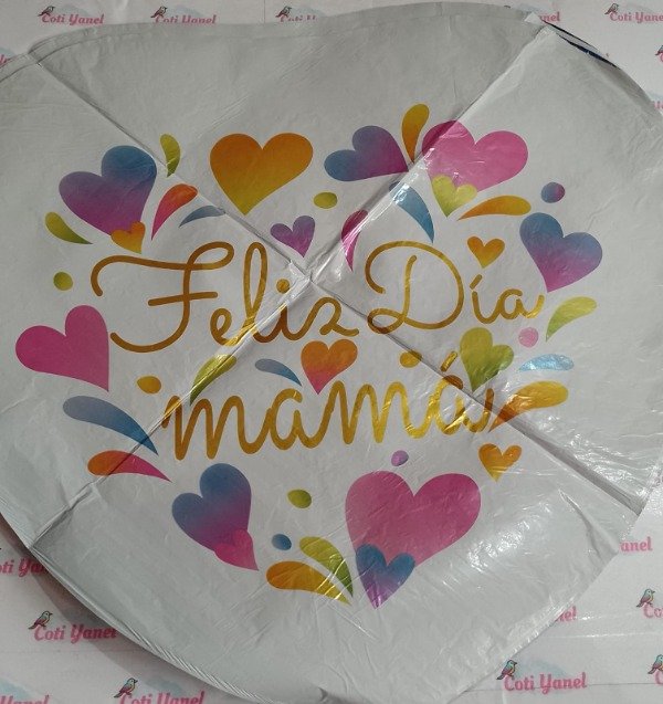 Producto - Globos Feliz dia Mamá 45cm - 1