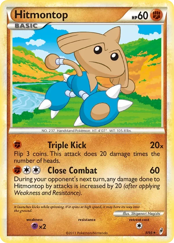 Producto - Hitmontop 8/95 HeartGold and SoulSilver: Call of Legends