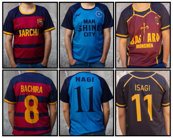 Producto - Remeras deportivas Blue Lock Equipos (Ingrese para elegir modelo)