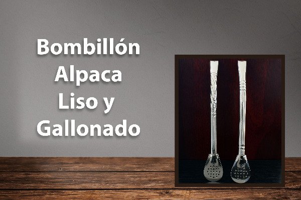 Producto - Bombillón Alpaca Liso y Gallonado