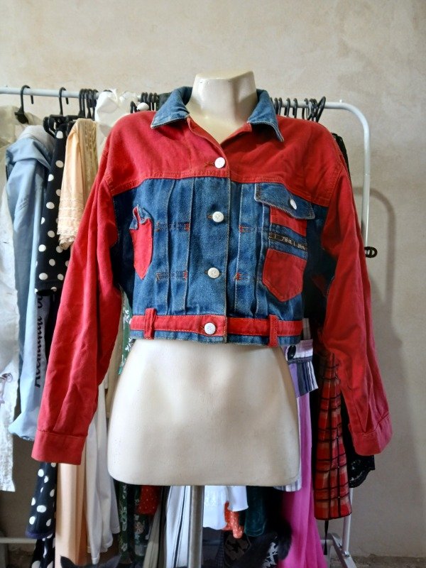 Producto - Campera crop combinada