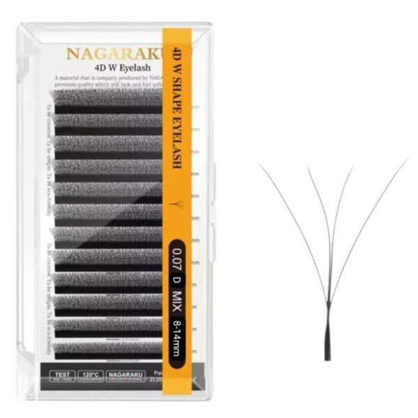 Producto - Extensiones de pestañas Nagaraku 4D Curva D