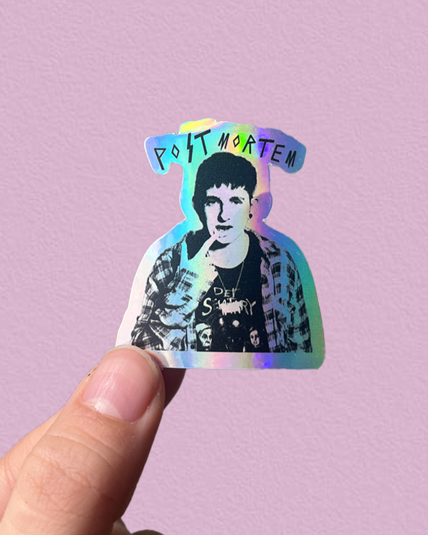 Producto - POST MORTEM HOLO - Sticker Individual Holografico Dillom