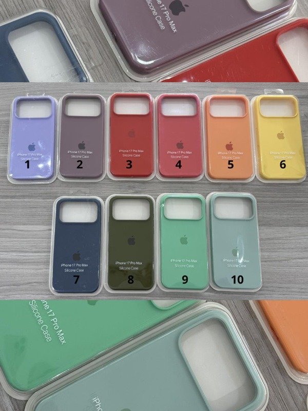 Producto - SILICONE CASE IPHONE 17 PROMAX SEDE CIPOLLETTI