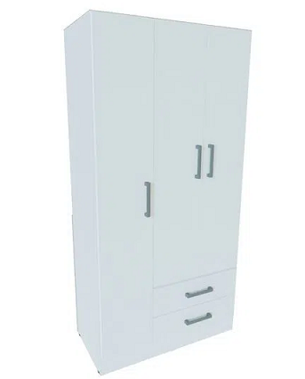 Producto - Ropero Bahia Tres Puertas y Dos Cajones - 2