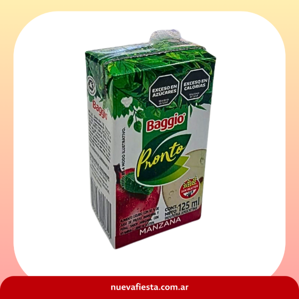 Producto - Jugos Baggio Junior 125ml MANZANA x 6 u.