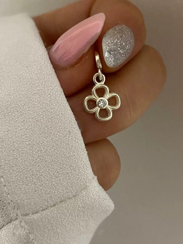 Producto - DIJE DE PLATA 925 FLOR