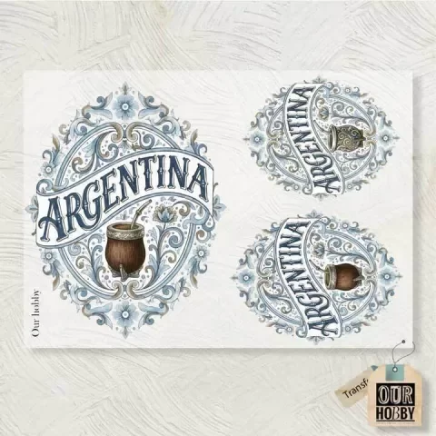 Producto - Lámina DTF TEXTIL Colección Orgullo Argentino OH - 319