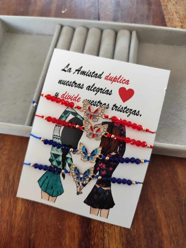 Producto - Pulseras mariposas x4