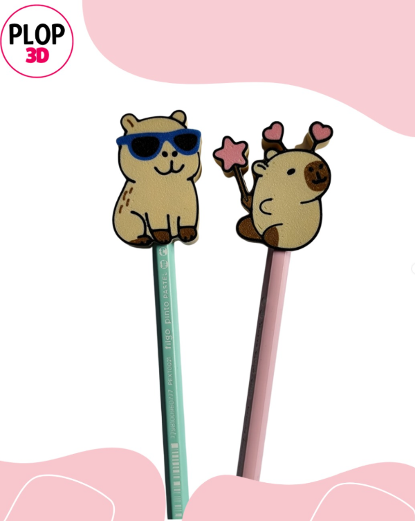 Producto - Topper de lapiz CAPIBARA