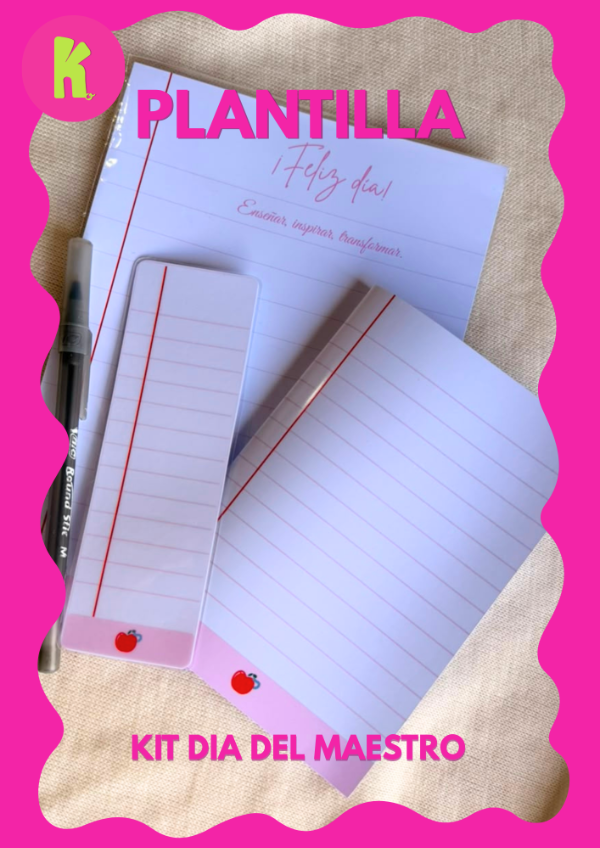 Producto - Plantilla Kit Dia del Maestro - CANVA - 0
