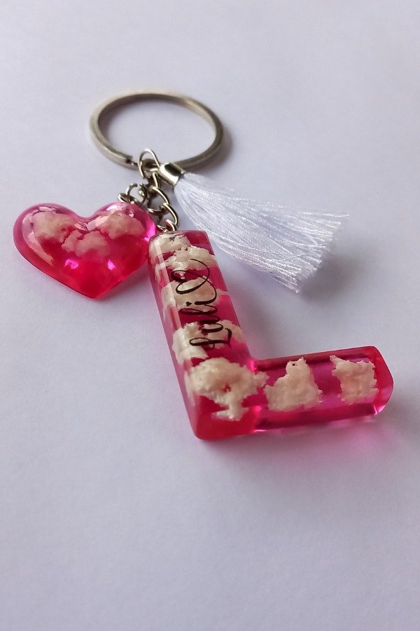 Producto - Llavero "Cielito" magenta