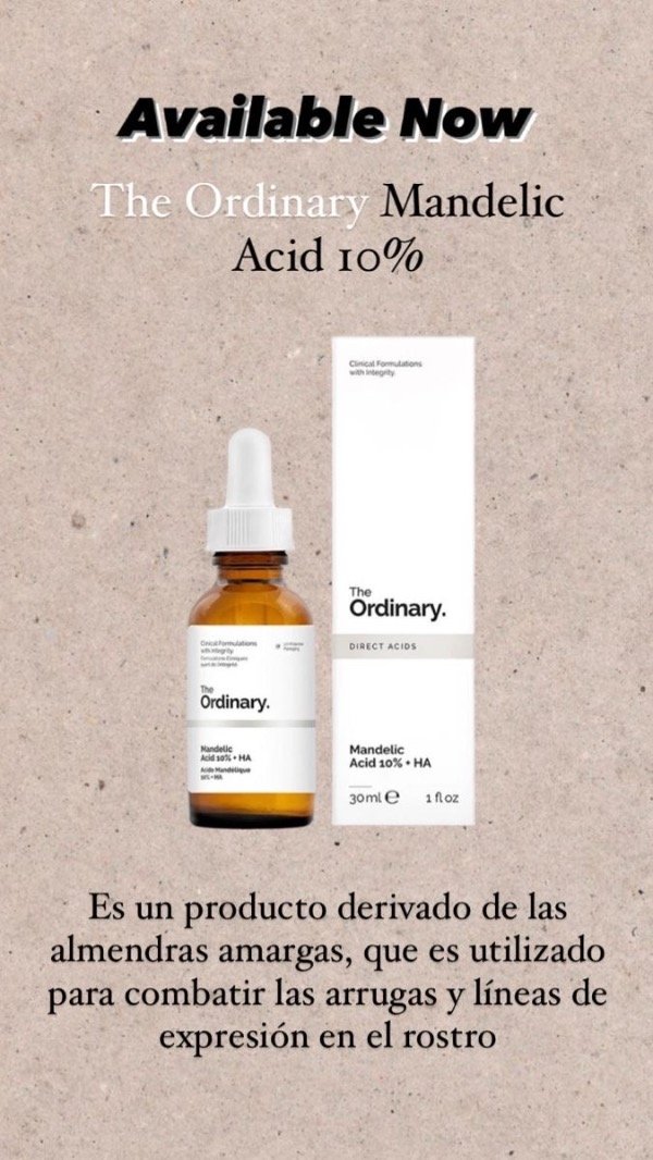 Producto - The ordinary Mandelic