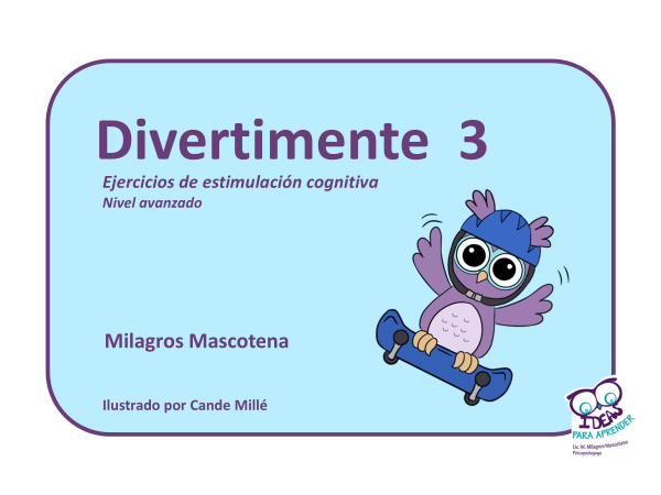 Producto - Divertimente 3. Ejercicios de estimulación cognitiva. Nivel Inicial