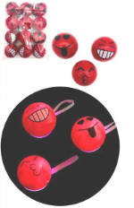 Producto - NARIZ DE PAYASO LUMINOSA EMOJI ROJA X12U