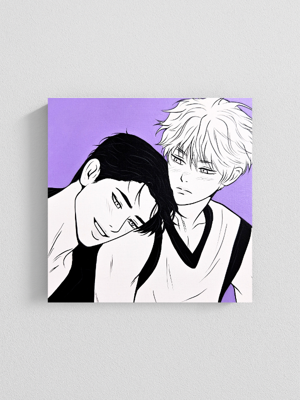 Producto - Cuadro Dooshik y Jooha -Pearl boy- (Mod.2)