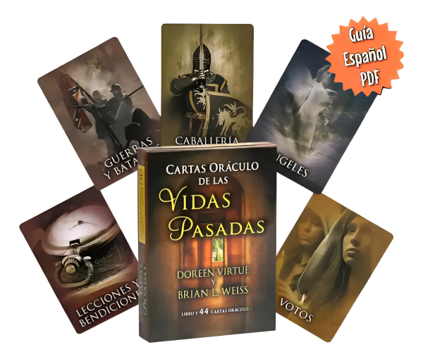 Producto - Cartas Oráculo De Las Vidas Pasadas 10x7cm Guía Pdf
