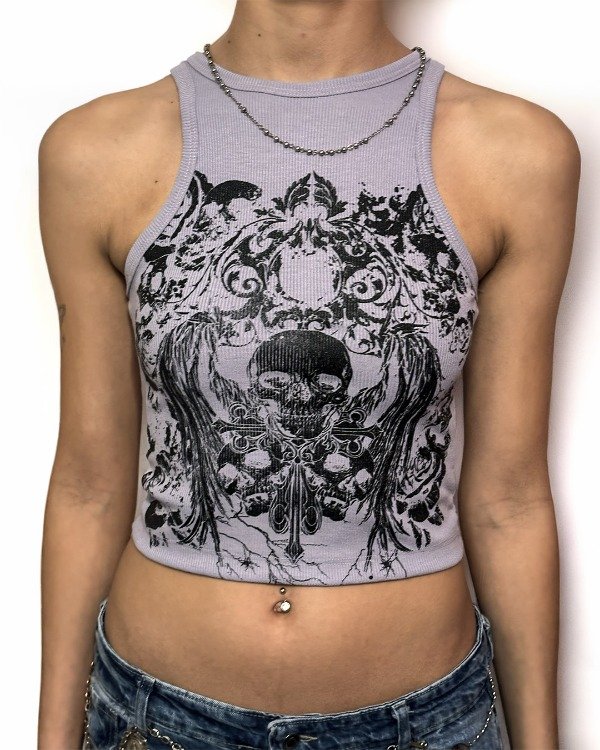 Producto - Musculosa Skull Y2K - 3