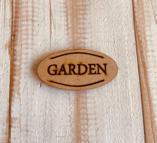 Producto - Mini etiqueta GARDEN